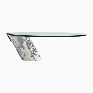 K1000 Couchtisch aus Carrara Marmor von Ronald Schmitt für Team Form AG