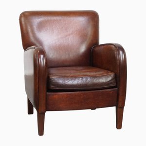 Vintage Sheep Leather Armchair