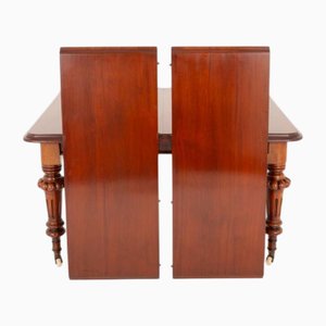 Victorian Extendable 10-Seater Dining Table in Mahogany, 1860s