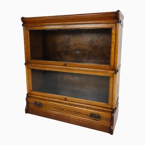 Antique Mahogany Bookcase from Globe-Wernicke, 1890s