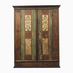 Armoire de Mariée Peinte Art Populaire