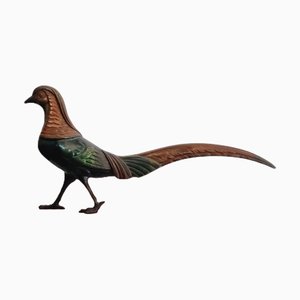 Art Deco Pheasant on Marble Base, 1930s