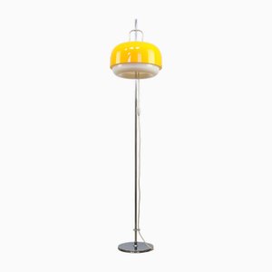 Lampadaire Medusa Space Age Jaune par Luigi Massoni pour Guzzini, 1970s