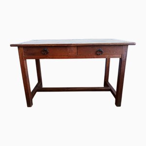 Rustic Stamped Farmhouse Table, 1920s