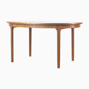 Mid-Century Modern Oblong Extendable Dining Table in Teak from McIntosh, 1960s