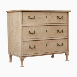 19th Century Swedish Painted Pine Chest of Drawers, 1880s