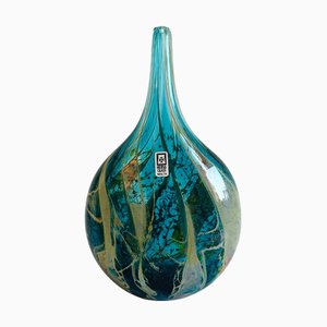 Jarrón Lollipop Mid-Century de Michael Harris para Mdina Glass, Malta, años 60