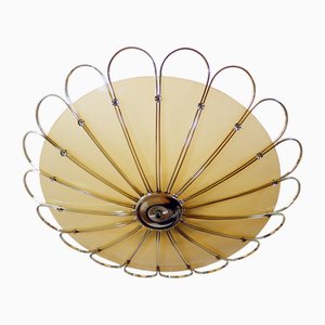Lámpara de araña Starburst Flush Mount de estilo de Arredoluce, Italia, años 50