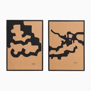 Eduardo Chillida, Kompositionen, Drucke, 1990, 2er Set