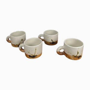 Tazze grandi di La Colombe, anni '50-'60, set di 4