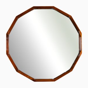 Mid-Century Geometric Mirror by Dino Cavalli for Tredici, 1960s