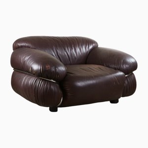 Sedia 595 Sesann vintage di Gianfranco Frattini per Cassina, 1970