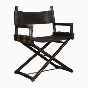 Director's Chairs by Lyda Levi for McGuire, Italy, 1970s, Set of 2