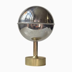 Vintage Scandinavian Mirror Sphere Paperweight, 1970s