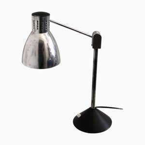 Lampe de Bureau en Métal Chromé et Laqué de Jumo, France, 1940s