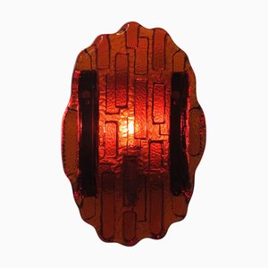 Lámparas de pared abstractas vintage de Vitrika, años 70. Juego de 2