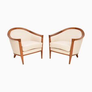 Set of Vintage Swedish Teak Armchairs attributed to Bertile Fidhagen, 1960s