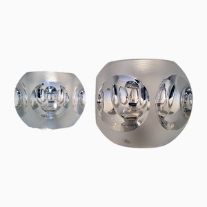 Lampes Cube de Glace de Peill & Putzler, 1970s, Set de 2