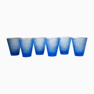 Italian Modern Drinking Glasses by La Vetreria for Ivv Florence, Set of 6