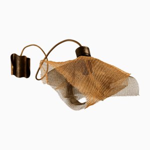 Adjustable Copper Wall Light with Metal Handkerchiefs