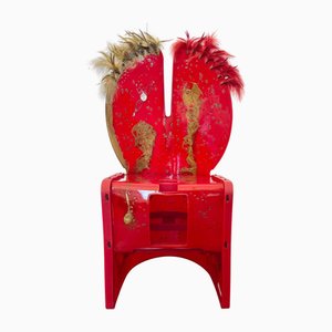 Red Nobody's Perfect Chair by Gaetano Pesce and Swatch for Zerodisegno, 2005