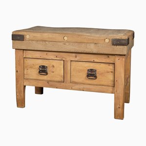 Table Block de Boucher Vintage, France, 1920