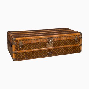 Antiker Französischer Kabinenkoffer aus Monogram Canvas von Louis Vuitton, 1910