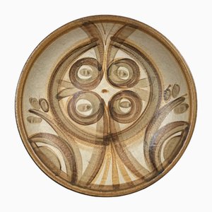 Large Mid-Century Modern Danish Studio Pottery Bowl from Søholm, 1960s