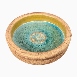 Mid-Century Modern Danish Studio Pottery Bowl by Conny Walther, 1960s
