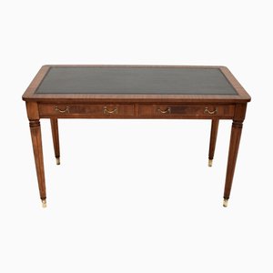 Vintage Schreibtisch im georgianischen Stil mit Lederplatte, 1950