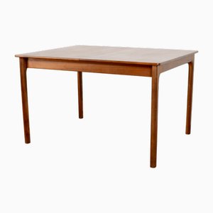 Mesa de comedor extensible Mid-Century moderna de teca de McIntosh, años 60