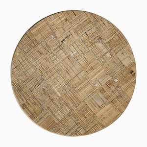 Centro escultural de madera o pieza de arte de Rik Davids, 2001