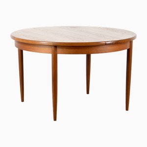 Mesa de comedor extensible Mid-Century moderna de teca de G-Plan, años 60