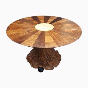 Italian Dining Table by Annibale Oste, 1980s