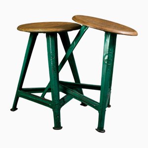 Vintage Hocker von Robert Wagner für Rowac, 1920er, 2er Set