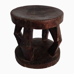 Vintage Lobi Stool, Burkina Faso