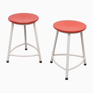 Tabourets par Friso Kramer pour Ahrend De Cirkel, Holland, 1950s, Set de 2