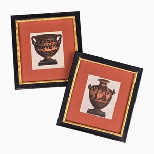 Jean-Claude De Saint-Non, Roman Vases, 1800s, Prints, Set of 2