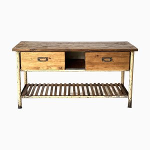 Vintage Industrial Workbench, 1960