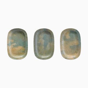 Wall Art Installation of Ceramic Plates by Studio Desimonewayland, Set of 3
