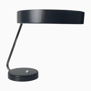 Mid-Century Minimalist Anthracite Model No. 6658 Table Lamp from Kaiser Idell / Kaiser Leuchten, 1960s