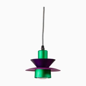 Postmodern Aluminum Ceiling Lamp, 1980s