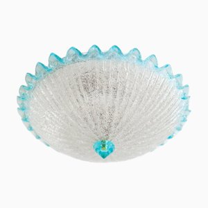 Mid-Century Hollywood Regency Ceiling Lamp from Barovier & Toso, Italy, 1960s