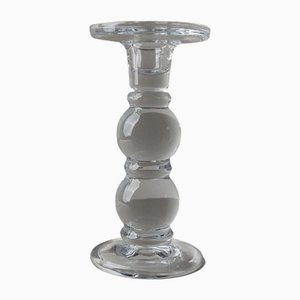 Vintage Glass Ball Candleholders, Italy, 1990s, Set of 2