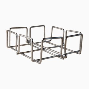 Porte-Serviette Space Age en Chrome, Italie, 1980s