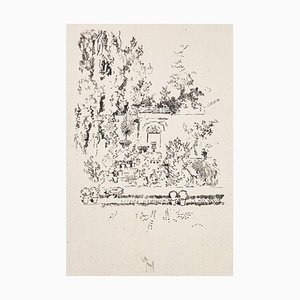 Joseph Pennell, Alhambra, Original Signed Etching, 1896