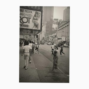 Claude Vesco, Nueva York, Manhattan Downtown, 1982, Impresión de plata