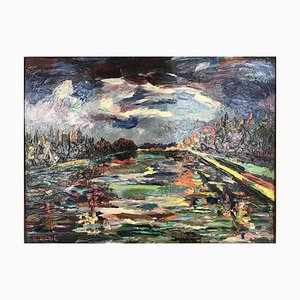 René Marie, Clairoix (Oise), Huile sur Toile