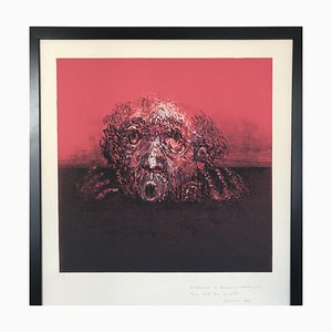 Gérard Eppelé, Untitled, 1971, Original Lithograph
