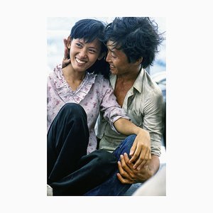 José Nicolas, Couple of Boat People, China Sea, 1987, Lambda Color Print